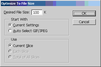  Optimize to File Size