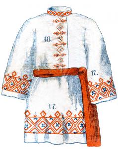 Малороссийская мужская сорочка